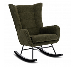 Fotel Bujany JACKSON Zielony Boucle