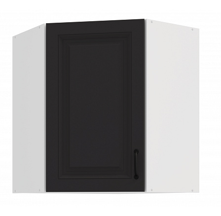 Felső sarokszekrény STELLO - 60x60 GN-72 1F (45°), Fehér/Grafit