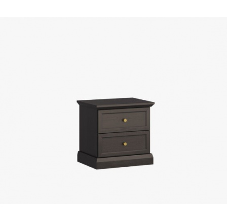 LUCCA SN éjjeliszekrény, fekete