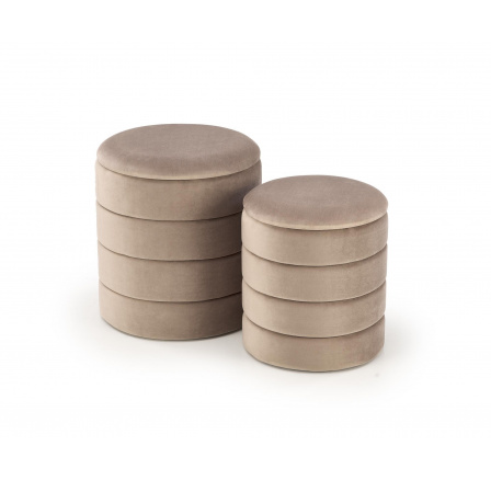 PACHO 2 puff készlet, bézs