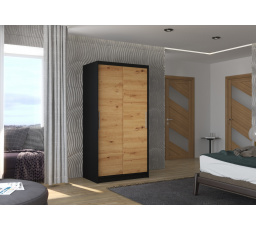 ASTEN 100 tolóajtós szekrény Black+Artisan