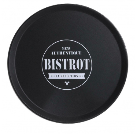 Csúszásmentes Bistrot tálca fehér