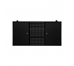 Szerszámos szekrény, fali BEN, 1200 x 600 x 200 mm, All Black: fekete