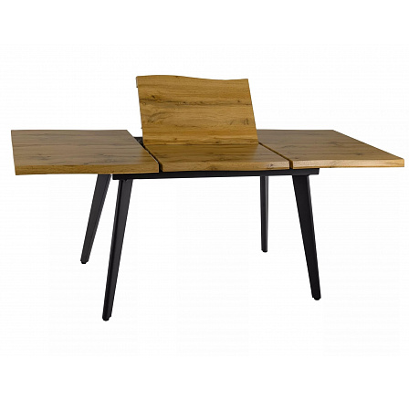 FRESNO 150 étkezőasztal, Artisan Tölgy/Fekete keret