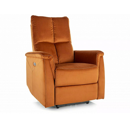 Kinyitható fotel NEPTUN VELVET, Fahéj Bluvel 4215