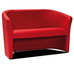 TM-2 kanapé, Piros EK-6 műbőr/Wenge