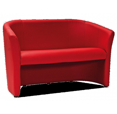 TM-2 kanapé, Piros EK-6 műbőr/Wenge