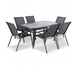 Zestaw Mebli Ogrodowych LIBERTY Czarny