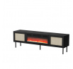TV komód JUTA RTV, fekete matt