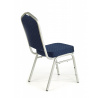 Étkezőszék K66S, kék/ezüst