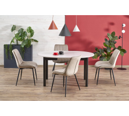 Étkezőasztal RINGO, kasmír/fekete