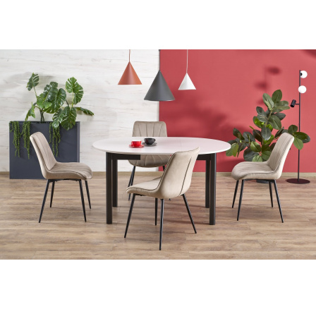 Étkezőasztal RINGO, kasmír/fekete