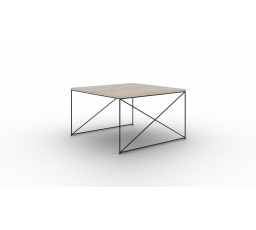 Nelia dohányzóasztal Fekete+Sonoma