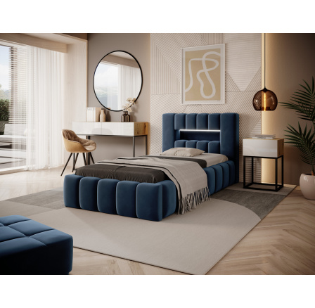 Łoże Lamica 90x200 + Stelaż drew./pod.stand./kontener Nube 40 1