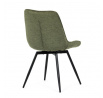 Jídelní židle, zelená, látka, HC-T1130 GRN2