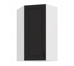 Felső sarokszekrény STELLO - 60x60 GN-108 1F (45°), Fehér/Grafit