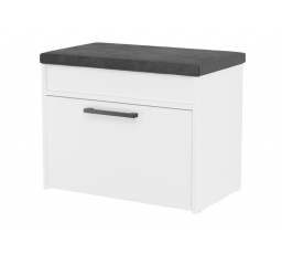 Botník se sedákem Pargas MINI bílá