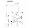 Irodai szék ORION, Szürke
