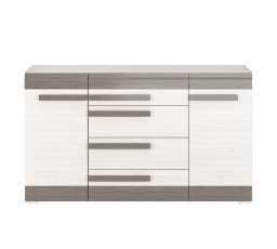 BLANCO 06 sosna śnieżna/MDF new grey - komoda