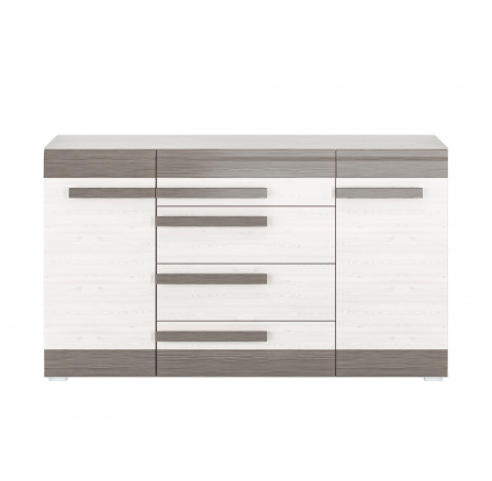 BLANCO 06 sosna śnieżna/MDF new grey - komoda