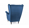 LADY Velvet fotel, kék Bluvel 86/wenge