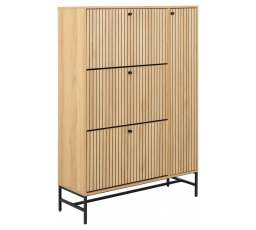 Széles Albany cipősszekrény természetes tölgy