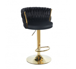 H4-FX bárszék, fekete / arany