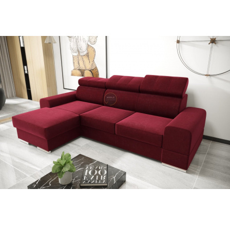 NAROŻNIK ROYAL MINI 260×160 - lewa , Odcienie czerwieni