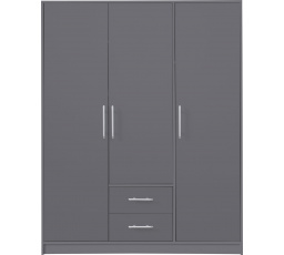 SMART SR2 ruhásszekrény tükör nélkül, Antracit