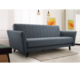 LINEA kinyitható kanapé, PAROS 6, fa - fekete