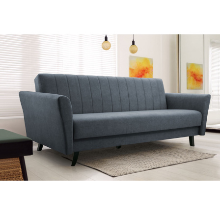 LINEA kinyitható kanapé, PAROS 6, fa - fekete