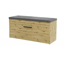 Botník se sedákem Pargas dub artisan