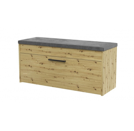 Botník se sedákem Pargas dub artisan