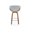 H123 bárszék, Szürke/Dió