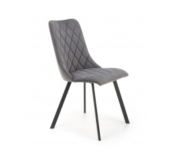 Étkezőszék K450, szürke bársony