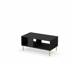 BULLET LAW-1 konferencia asztal, fekete/arany