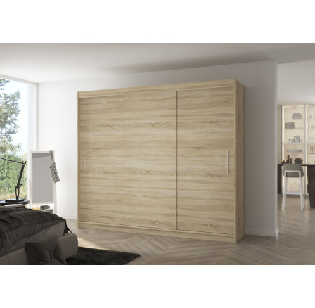 ANTOS 250 tolóajtós ruhásszekrény Sonoma+Sonoma