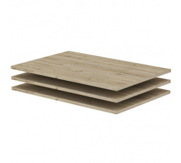 Kiegészítő polcok a BERNO 150 szekrényhez Jackson Hickory