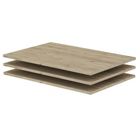 Kiegészítő polcok a BERNO 150 szekrényhez Jackson Hickory