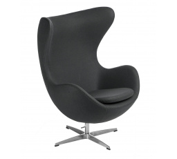 Sötétszürke Kaschmír Tojásfotel 41 Prémium