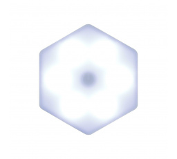 6 darabos hatszögletű fali lámpa készlet 8,5x7,5cm