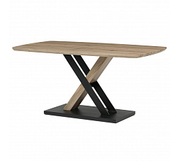 Jídelní stůl 165x90cm, mdf, dub san remo, HT-W1570 SRE