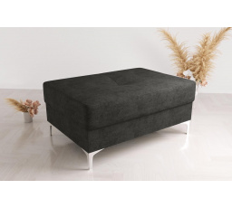 PUFA Z POJEMNIKIEM 100x55 CM - Odcienie czarnego