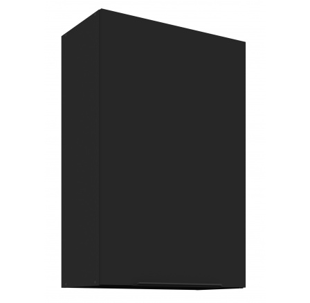 Horní skřínka SIENA - 60 G-90 1F, Černá mat/Černá mat
