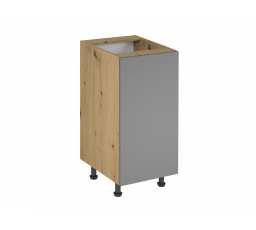 Langen D40 alsó konyhaszekrény, bézs/tölgy artisan