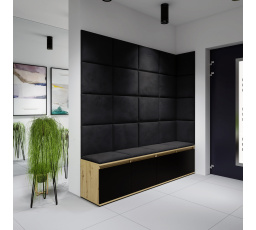 EMI 3 előszobafal, Trinity 16/Artisan+fekete