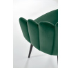 K410 szék, zöld bársony