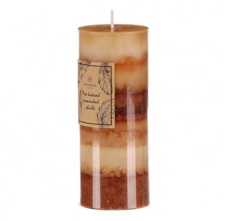 Svíčka aromatická - skořice, parafín, hnědé odstíny Svíčka aromatická - skořice, parafín, hnědé odstíny