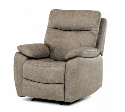 Polohovací křeslo, béžová, látka vintage, TV-4092 LAN3