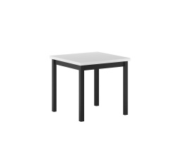 Fehér/fekete asztal 80x80 ST25-FX